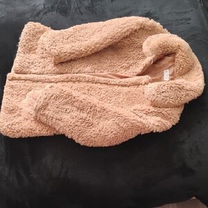 H&M Kids Tan Teddy Bear Jacket